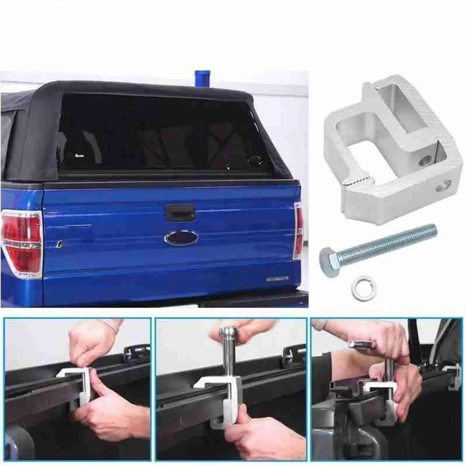 

Mounting Clamps Long Reach Fit for Truck Topper Truck Canopy Bracket