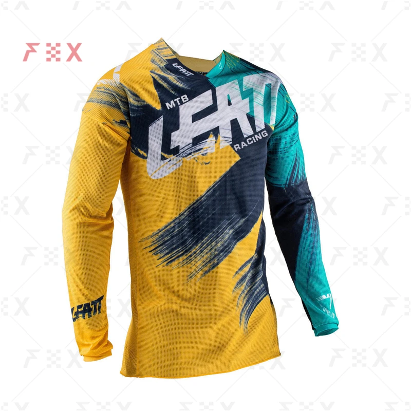 

2023 motorcycle mountain bike mtb leatt racing downhill jersey MTB Offroad DH MX bicycle locomotive shirt cross country mountain