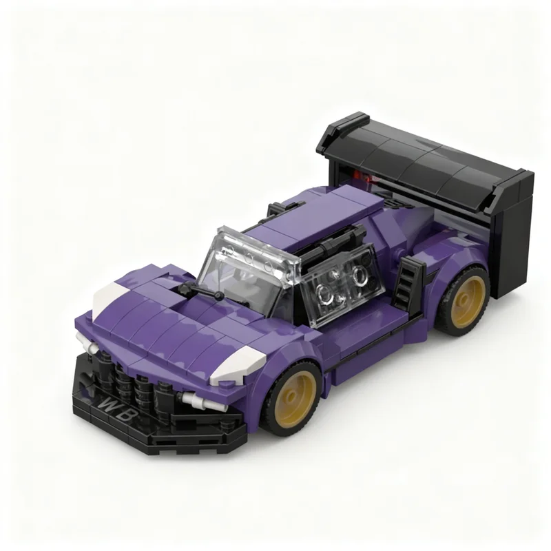212 деталей MOC City Champions WB Customs Hurricane: Конструктор, игрушка-модель, подарок на фестиваль, для сборки, DIY, креативная идея (art.: 3920db7d72da4) - 3920db7d72da4