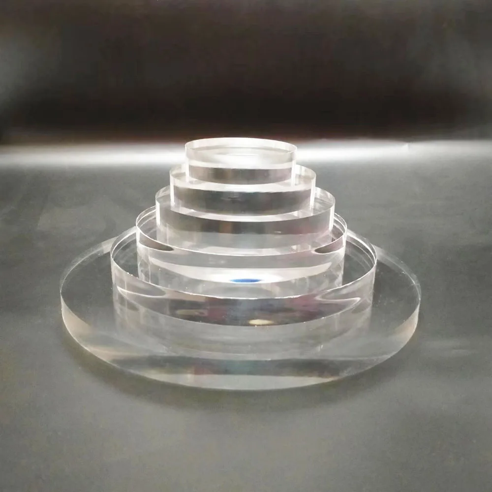 이ронированные акриловые прозрачные подставки для разделения тортов толщиной 1 5