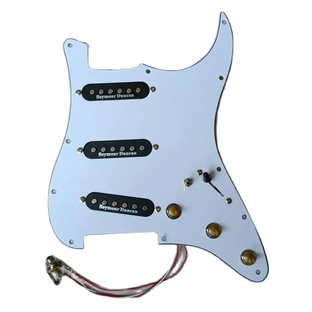 SSS Prewired Loaded Strat Pickguard Multifunction Switch SD Pickups 250K Copper Shaft Sutiable Fender Guitar