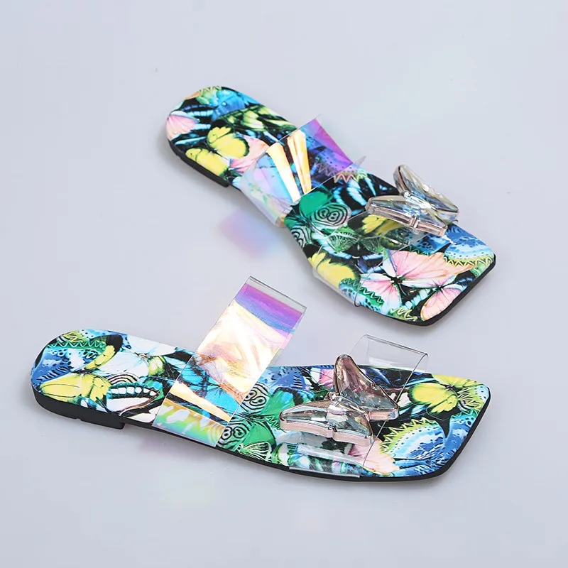 Sandals Women Summer Fashion Women Sandals 2022 Lightweight Comfortable Butterfly Slippers Casual Outer Slippers Women Sandals