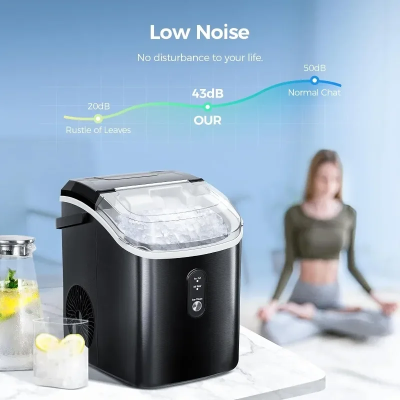 Для AGLUCKY Nugget-станок с высоким делением для Pebble станок hielo masticable de 35lbs/día autolimpieza