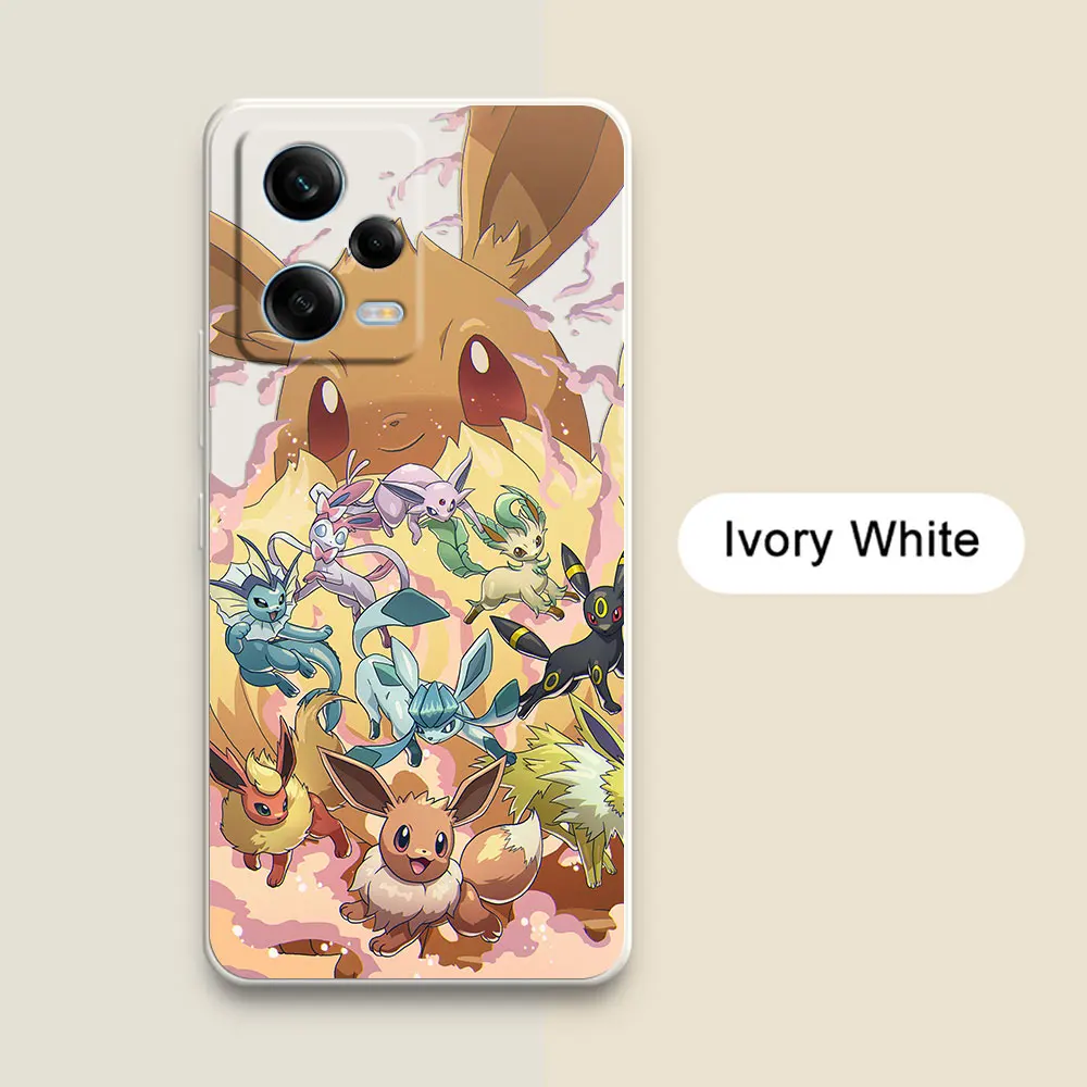 Чехол для телефона с аниме покемоном Gengar Pikachu силиконовый чехол Xiaomi Redmi Note 13 Pro Plus 12