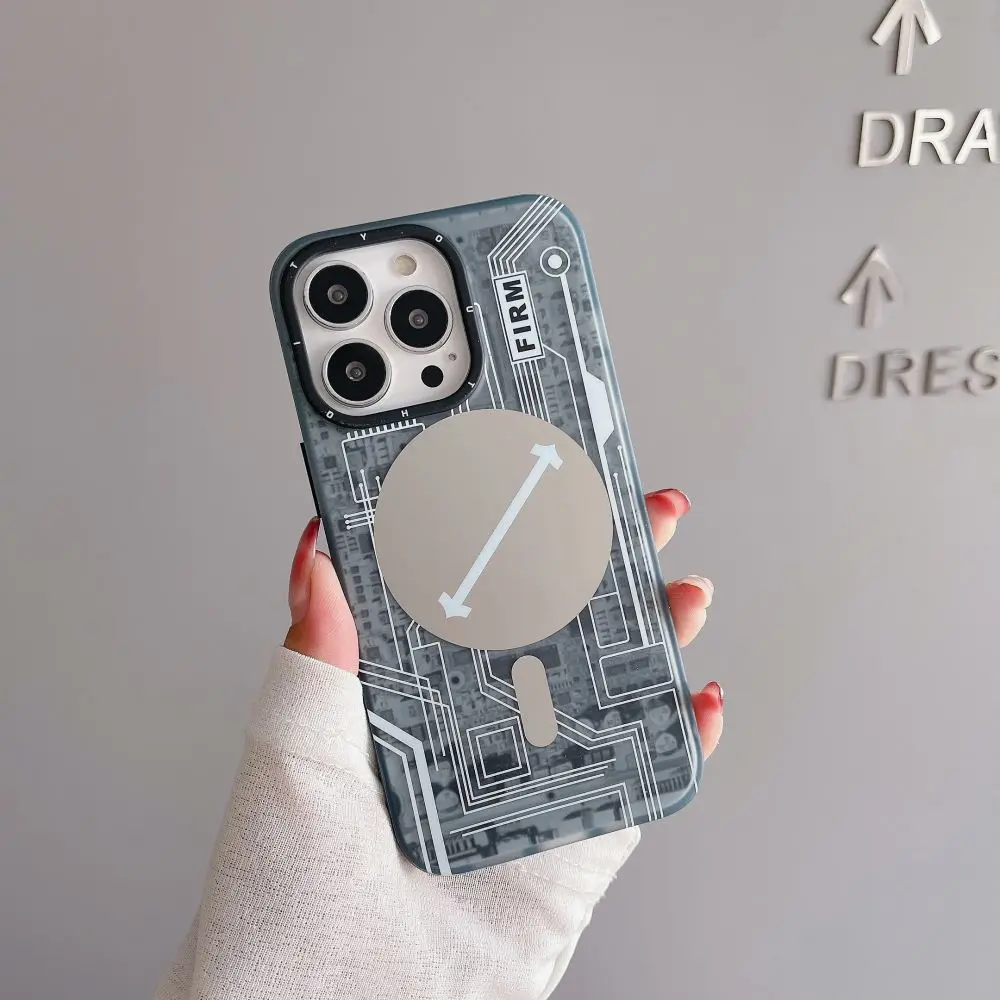 Cena Dla IPhone 14 Pro Case Bezprzewodowe ładowanie Magnetyczne, Odporne Na Wstrząsy Twarde Etui Funda Dla IPhone 14 13ProMax 12 Magsafe Cover Akcesoria