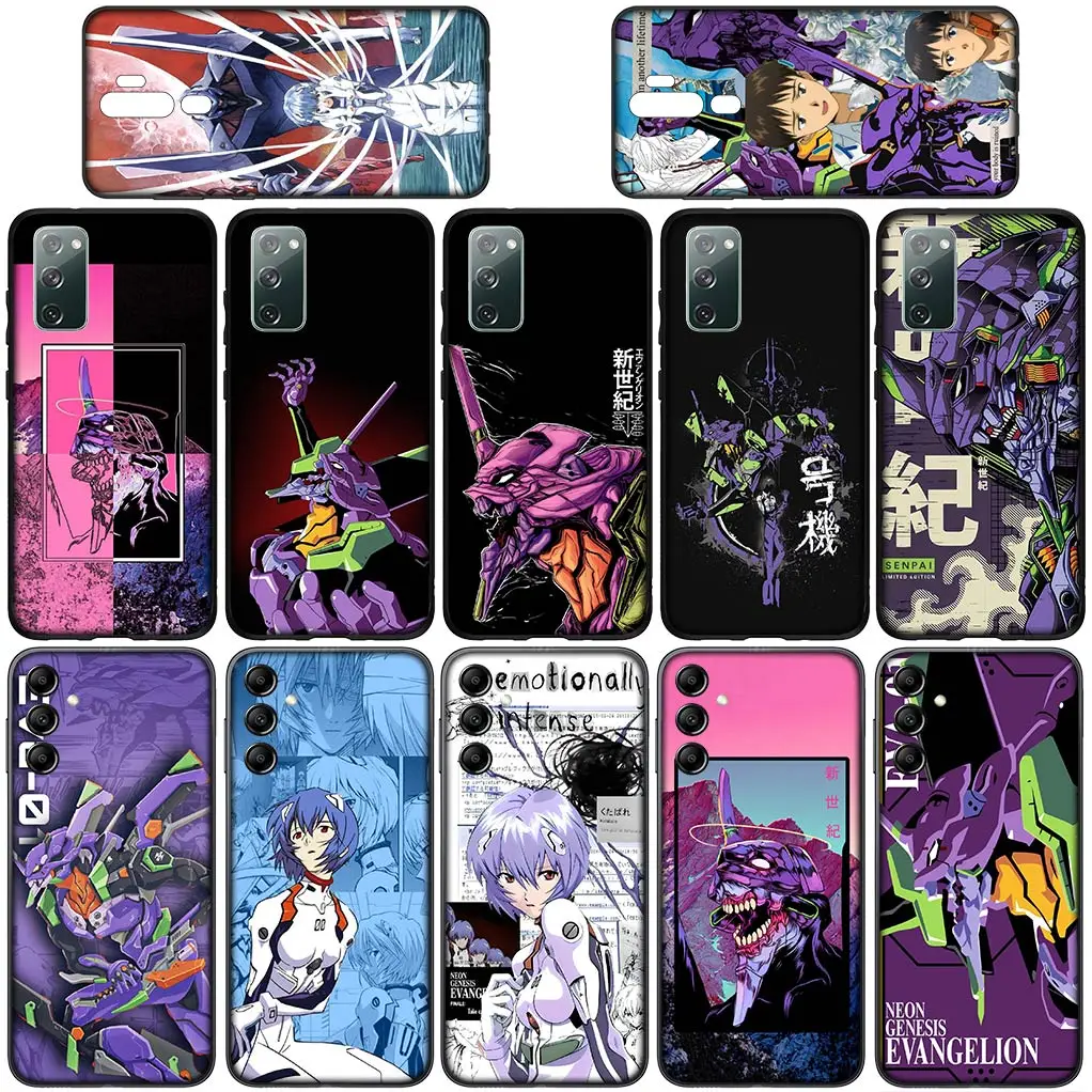 Чехол N-Neons G-Genesis E-Evangelions EVAs для Samsung Galaxy S24 S23 Fe Ultra Plus A05 A55 A35 A24 A25 A15 M55 чехол телефона