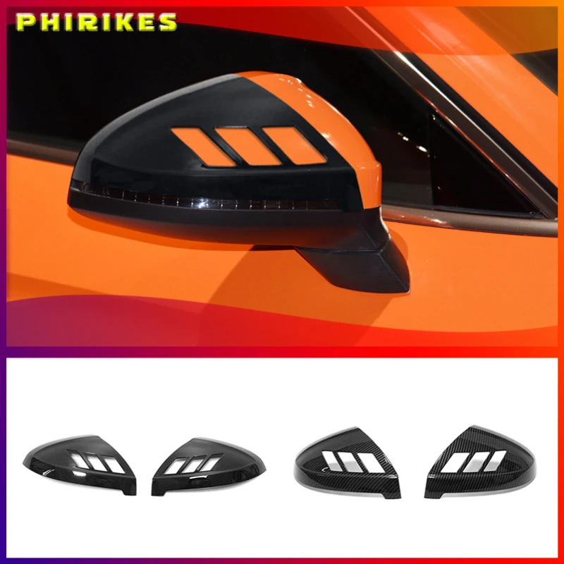

For Audi A4 A5 B9 Side Mirror Caps (Carbon Look) 2017 2018 2019 S4 S5 RS5 allroad Quattro