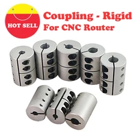 spider rigid shaft coupler connector rigid coupling l45xd32 l40 d25 6 35 8 10 12 14mm for cnc machine