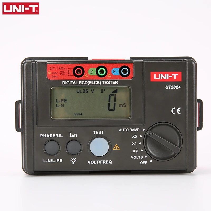 Цифровой измеритель цепи утечки UT582 + прибор для проверки RCD автоматический