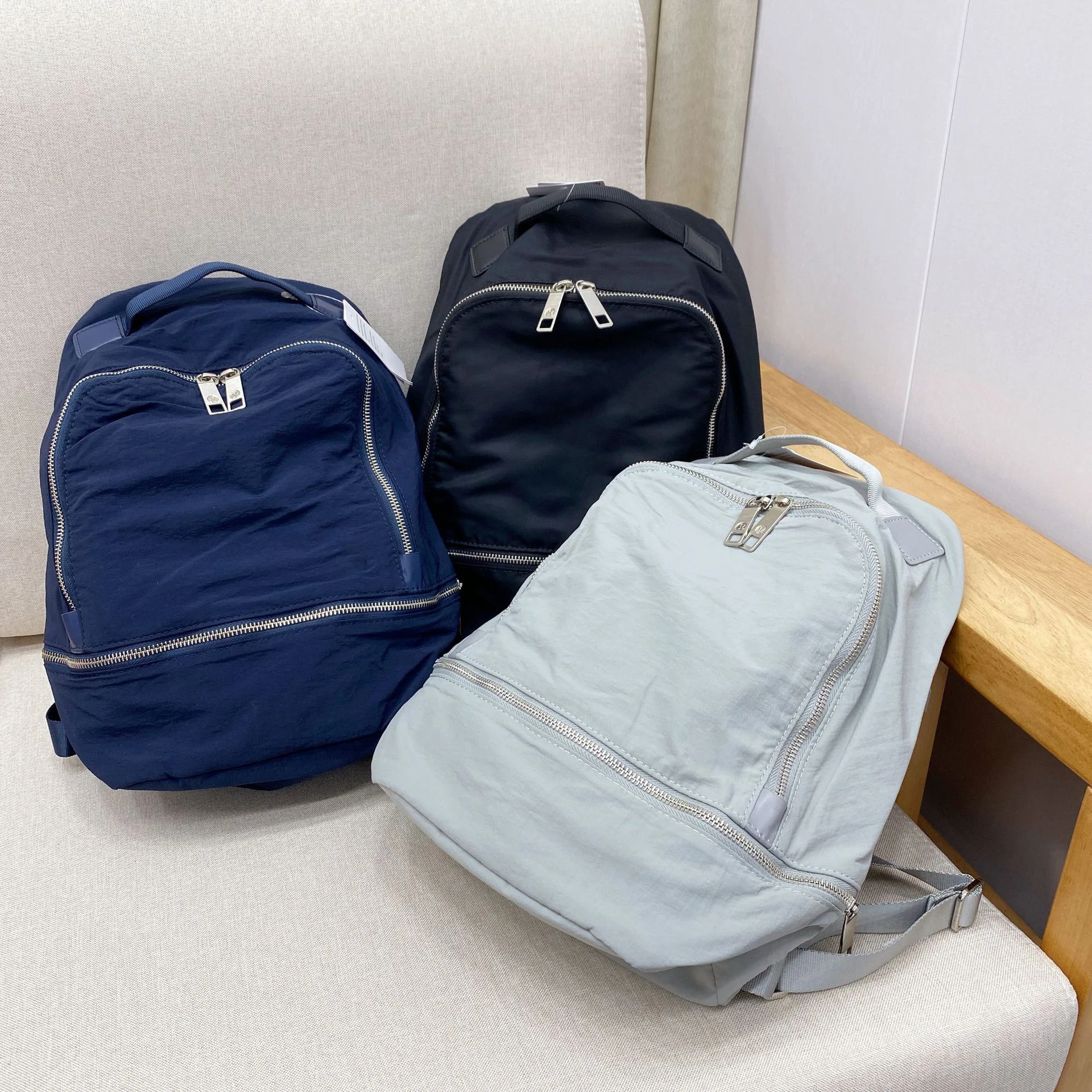 LuluBag Unisex Bag city adventur Water resistant Ultra Light Nylon soft handle Backpack Exercise Yoga Large Capacity Backpack