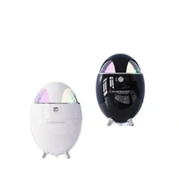 car office creativity mini cute air humidifier eggshell shape home desktop usb colorful night light mute humidifying sprayer