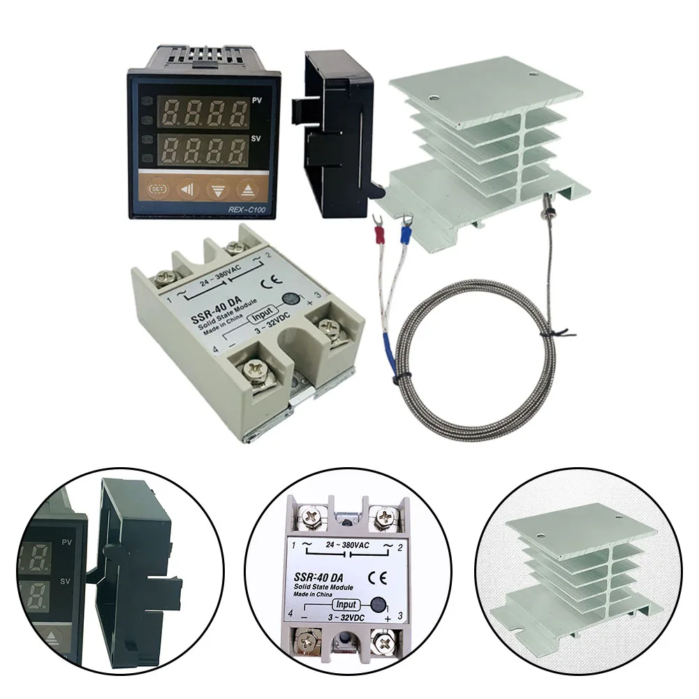 1 компл. REX-C100 цифровой RKC PID термостат регулятор температуры выход 40DA SSR реле K/J