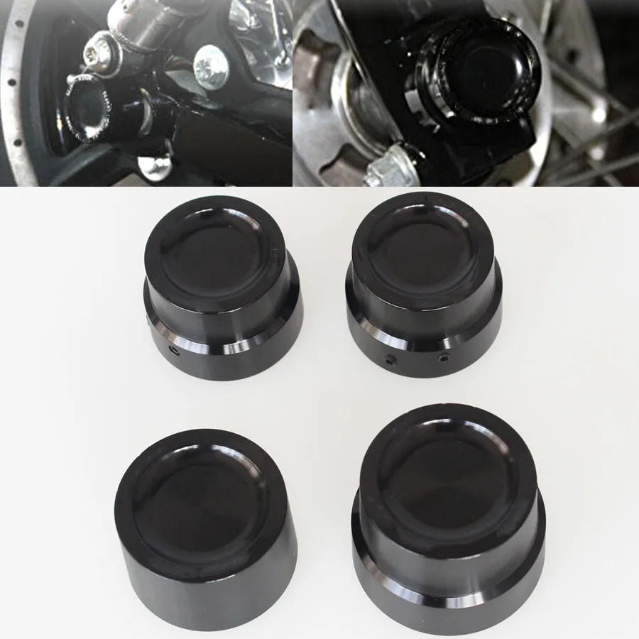 

Moto Accessory Front/Rear Axle Nut Covers Cap For Harley Sportster XL 1200 883 Electra Glide Road King Softail Dyna CVO V-Rod