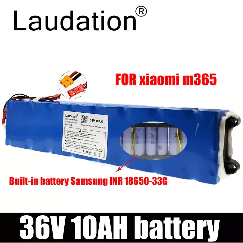 

Laudation 36V 10Ah Scooter Battery Pack for XiaomiMijia M365, Electric Scooter, 15 A BMS Board for Xiaomim365 10S 3P 36V battery