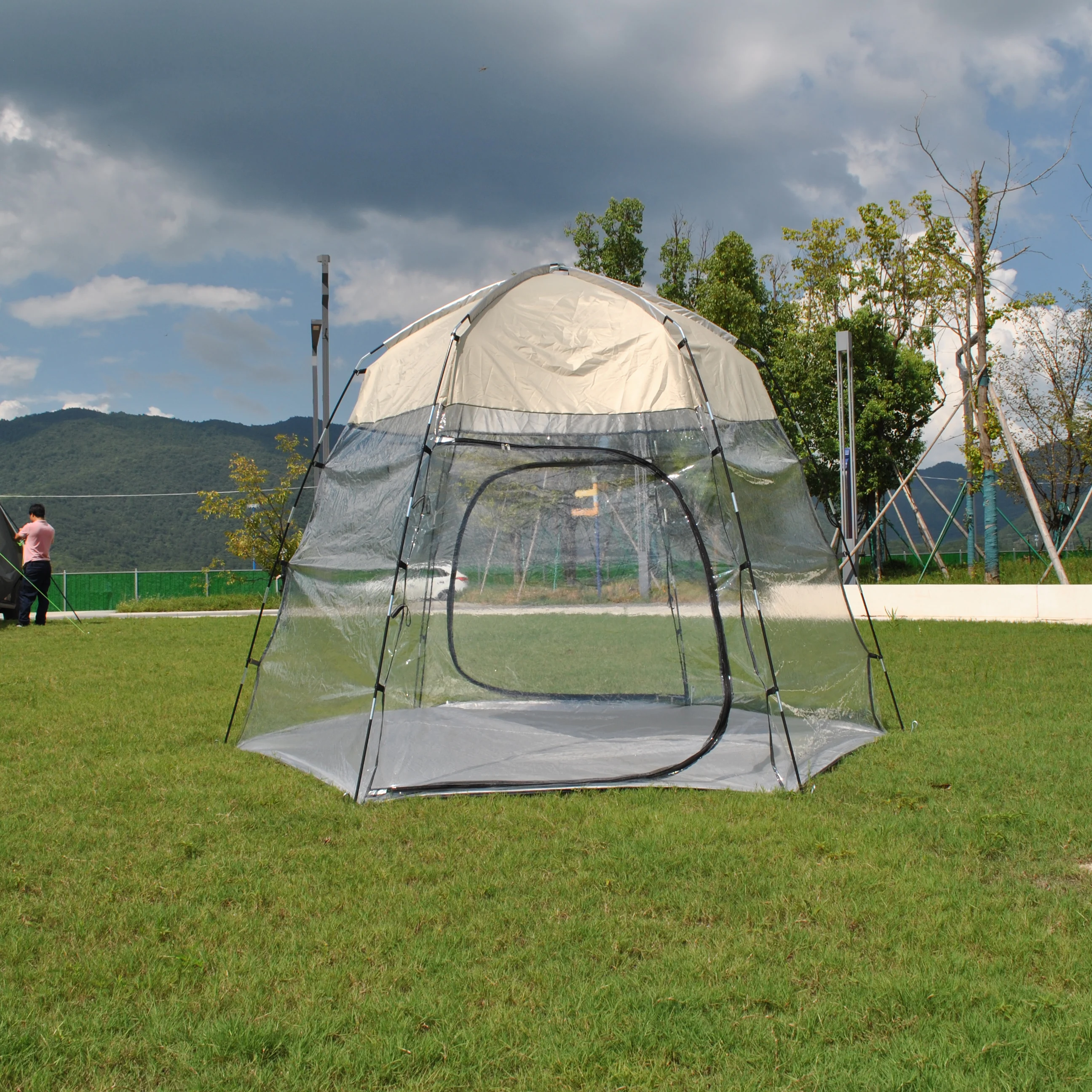 Pod All Weatherproof Sports Tent - 8 Person Shelter Outdoor Bubble 540° Panoramic View Camping tent
