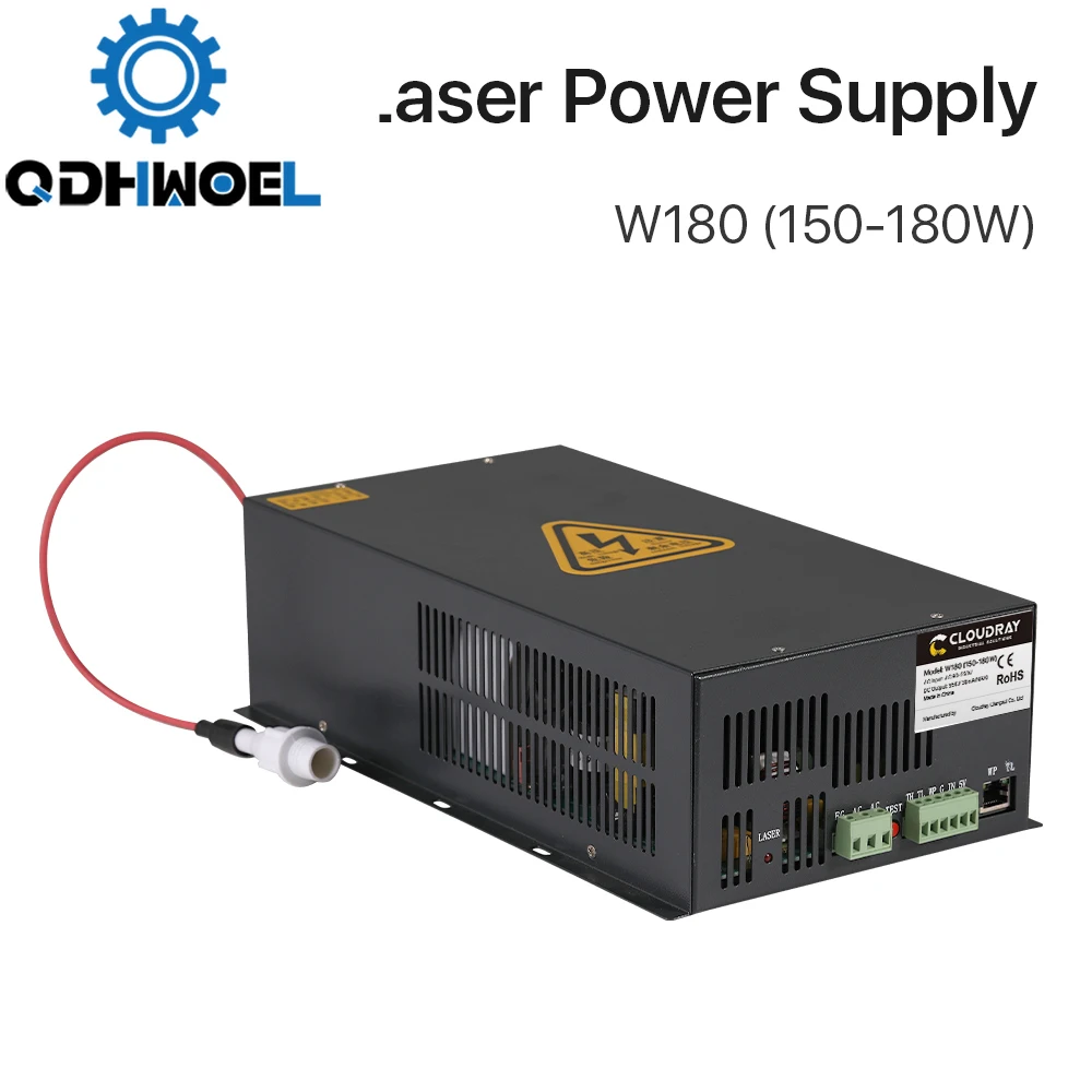

150-180W CO2 Laser Power Supply for CO2 Laser Engraving Cutting Machine W180
