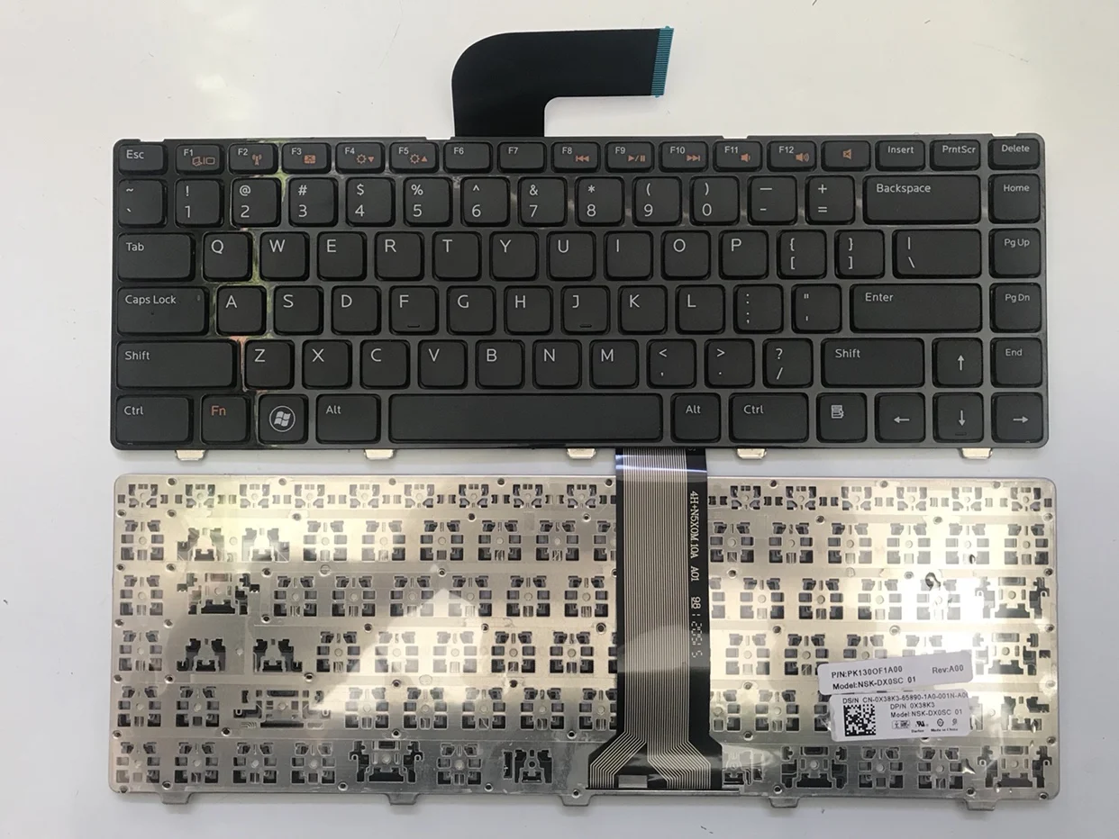 Замена клавиатуры ноутбука для Dell N4120 N5040 3420 14vr 7420 P22g M421r