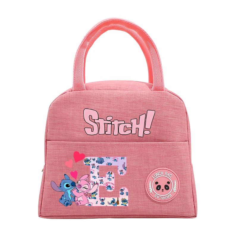 Lilo &amp Stitch Disney Girl Сумка для обеда Портативная детская сумка еды Путешествие Обед
