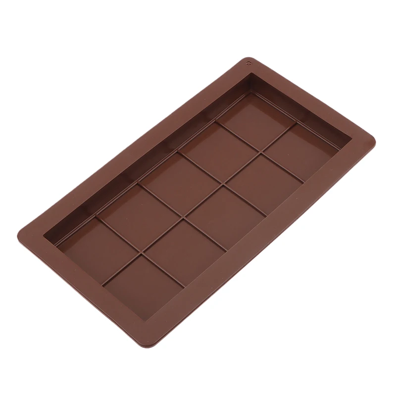 10-полосатая форма для шоколадного стержня прочная прямоугольная фаршированного
