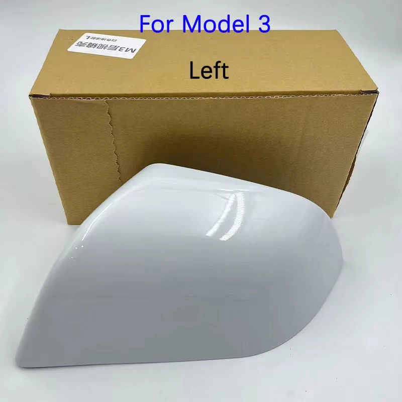 

Для Tesla Model 3, крышка зеркала заднего вида автомобиля, внешняя крышка, белый, черный, синий, ABS, боковое зеркало заднего вида, замена крышки