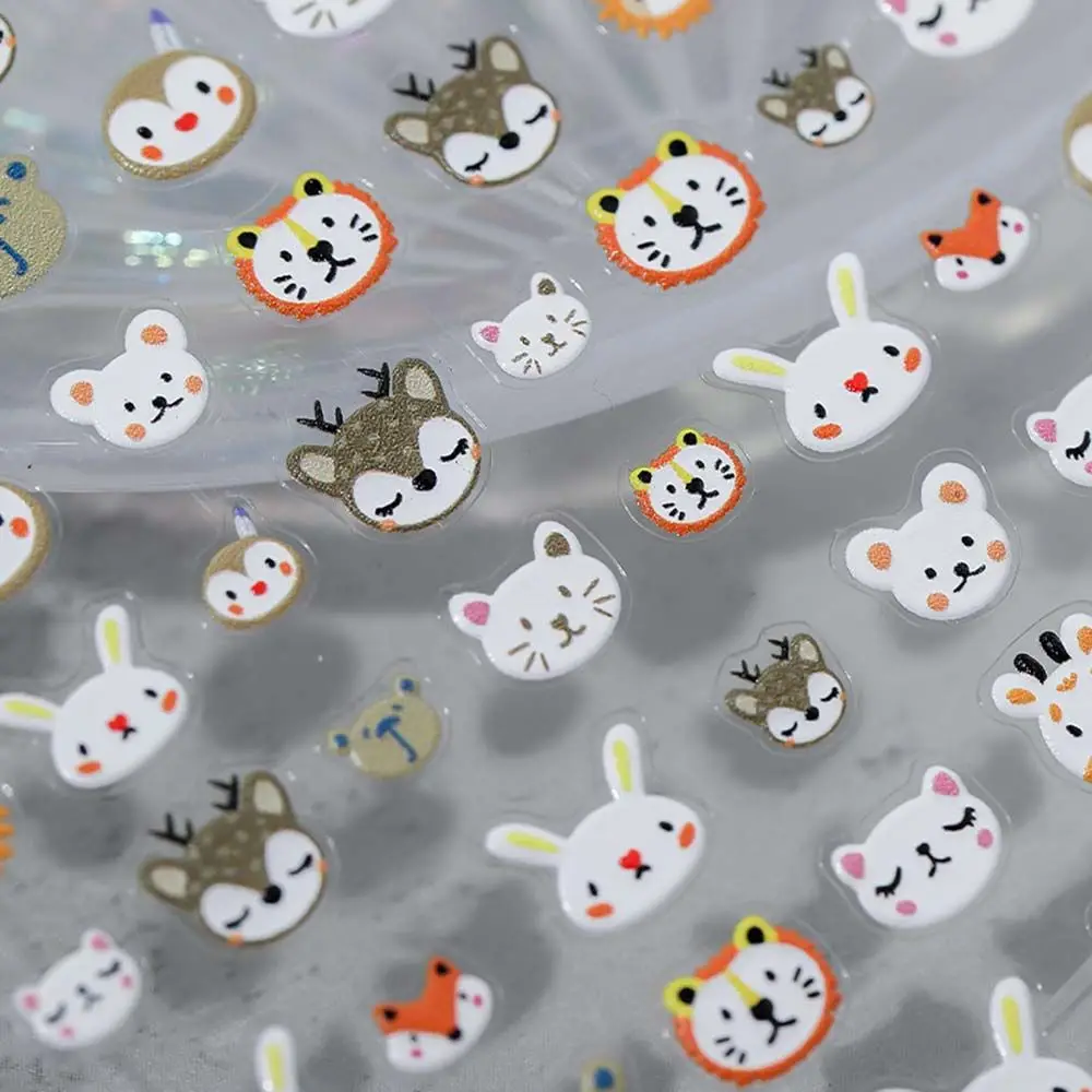 

Manicure Tool Self Adhesive Tiger Nail Art Stickers “FU” Character Bless Sticker New Year Nail Art DIY Nail Decoration