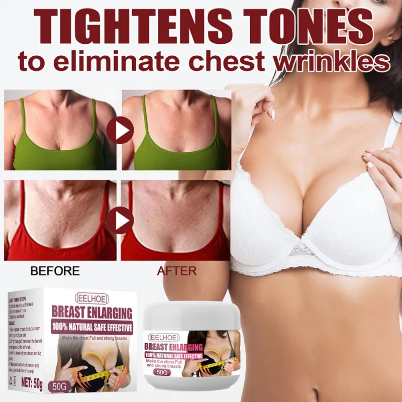 

50g Breast Enhancement Body Creams Massage Breast Enhancer Increase Tightness Firming Lift Up Eliminate Chest Wrinkles