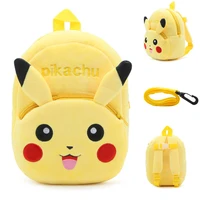 pokemon pikachu plush backpack anti lost cartoon baby school backpack toddler early education bag birthday gift for kids