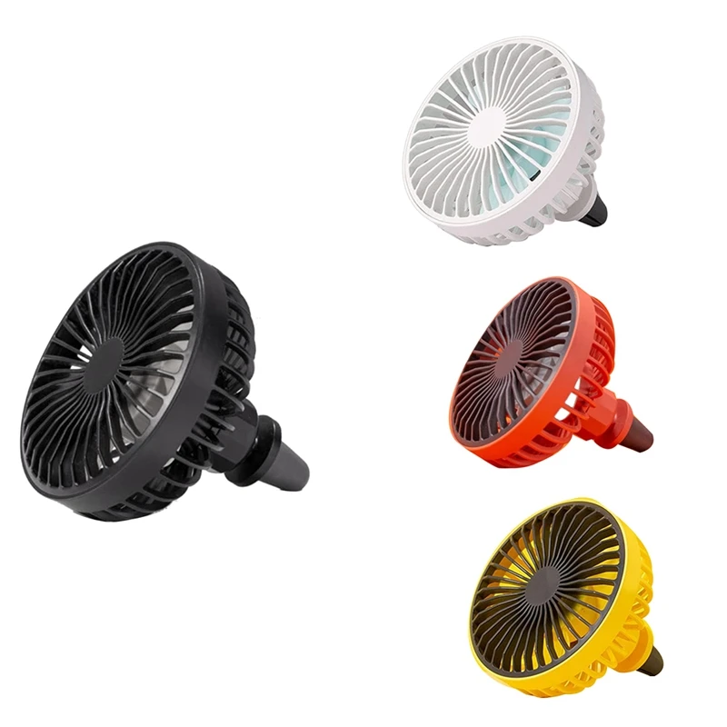 Автомобильный вентилятор с внешней освещенностью 12-24 В USB-вентилятор для