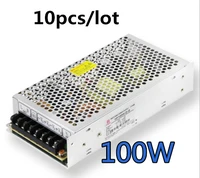 10pcslot dc 12v 8a 100w switching power supply transformer led driver for strip light switch adapter safety product