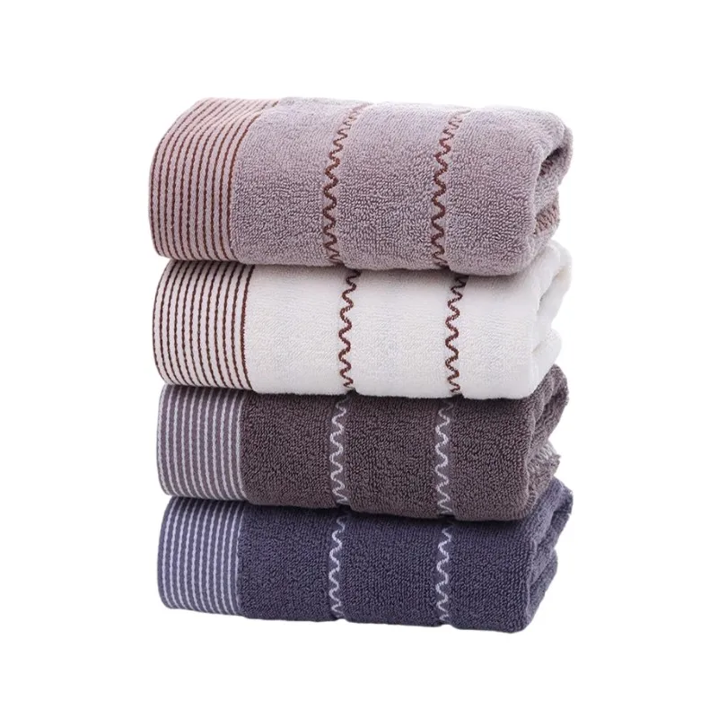 

Inyahome Set of 1/4/6 High-Grade 100% Cotton Luxury Towels Bathroom Face Bath Towel Set Soft Five Star Hotel Towel Set For Adult