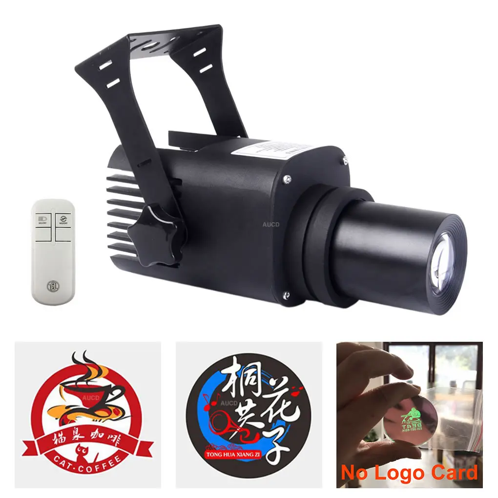 

Suitable For 37mm/1.46" IP65 Waterproof Outdoors 25W LED Spin HD Zoom AD Logo Projector Lamps Coffee Shop Tag Advertising Lights