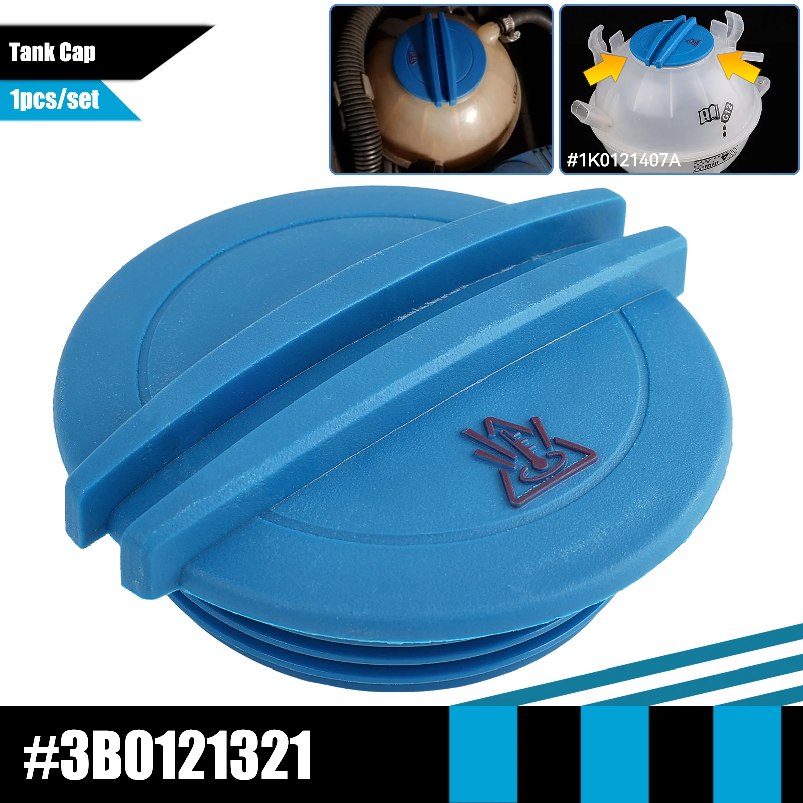 3B0121321 резервуар охлаждающей жидкости радиатора для Audi A3 A4 A6 VW ...