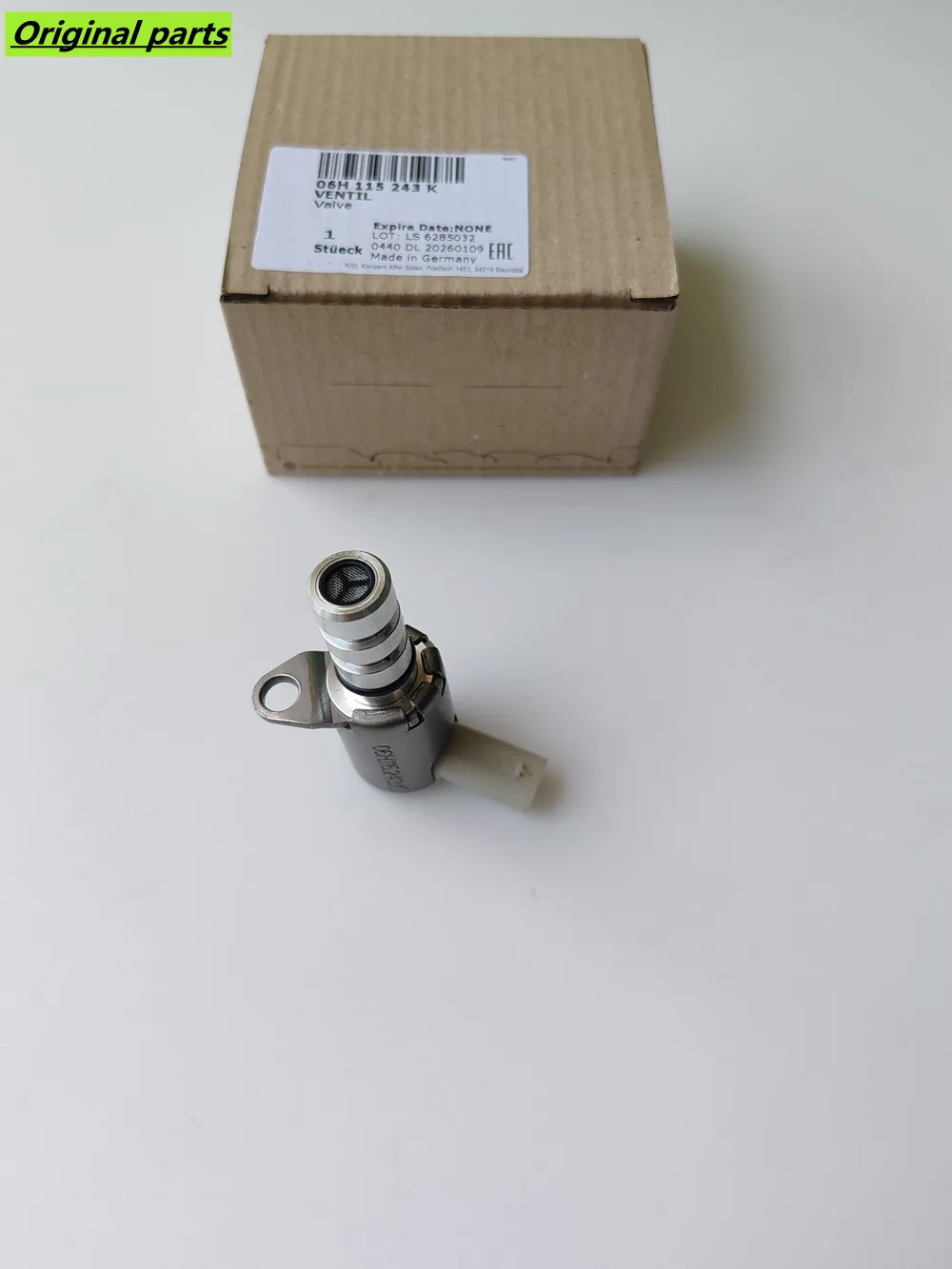 Фото Оригинальный электромагнитный клапан регулировки давления масла OEM 06H115243F 06H115243L 06H115243E 06H115243J 06H115243M 06H115243K для VW Audi №1