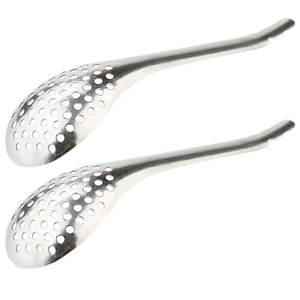 

Spoon Strainer Slotted Colander Scoop Cooking Steel Stainless Spoonsserving Caviar Skimmer Kitchencocktail Ladle Pasta Household