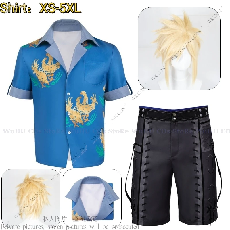 Костюм для косплея Cloud Strife мужская рубашка XS-5XL костюмы большого размера