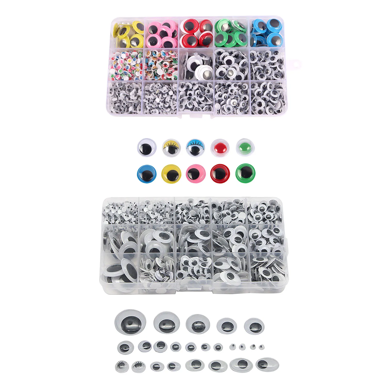 1500 шт. самоклеящиеся разноцветные глаза для игрушек сделай сам | Дом и сад