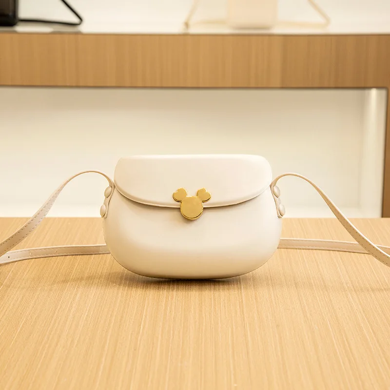 Disney Crossbody Bag for Women Girl Mickey Mouse Purse Shoulder Bag High Quality Large Capacity Fashion Luxury PU Leather