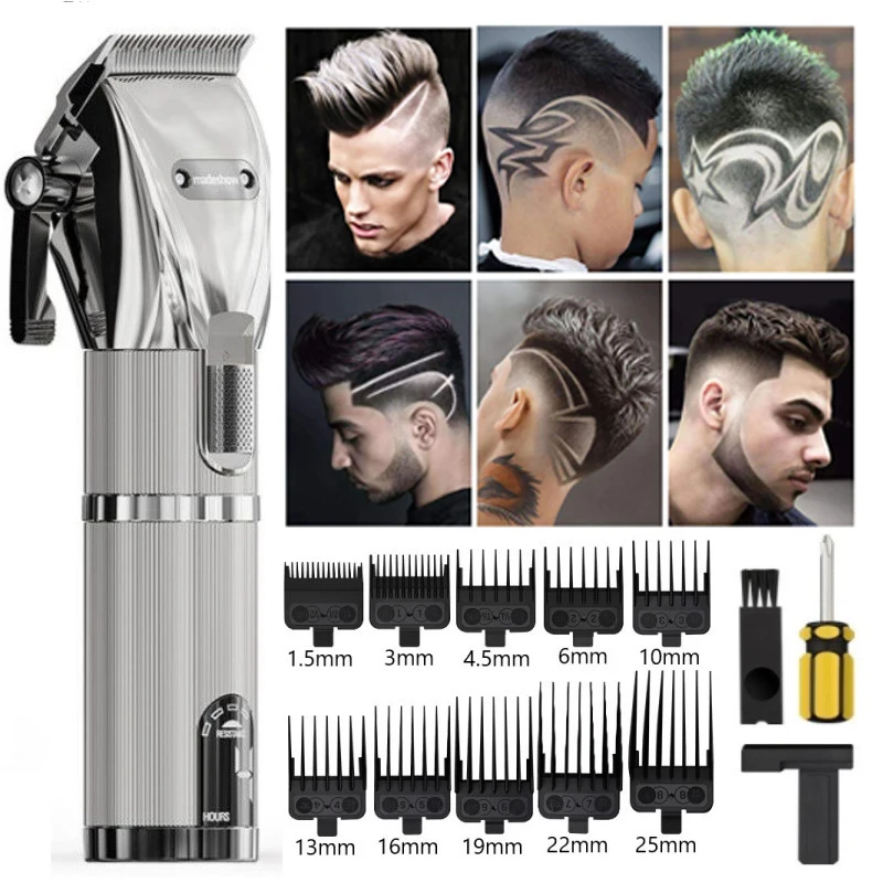 Enlarge Madeshow Professional Hair Clipper M5F Cordless Power Clipper Hair Clipper Hair Clipper Men Haircut Tools