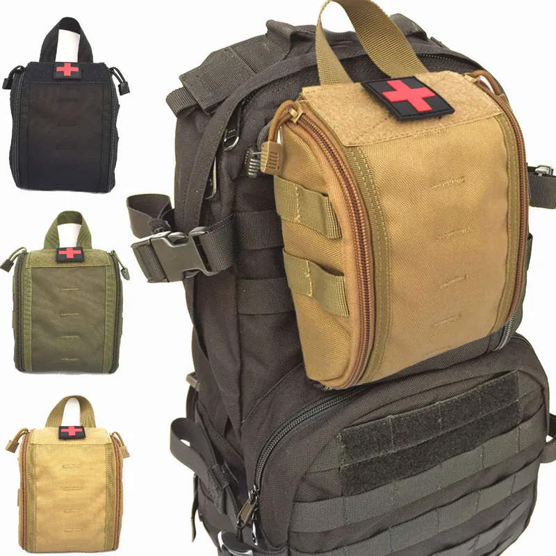 

EDC Medical Bag Molle Tactical Pouch First Aid Kits Outdoor Army Car Emergency Camping Hiking Survival EMT Utility Pack Hunting