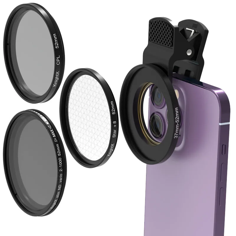 

KnightX Macro lenses Camera CPL Star Prism Filter Kaleidoscope Lens CPL For cellphones