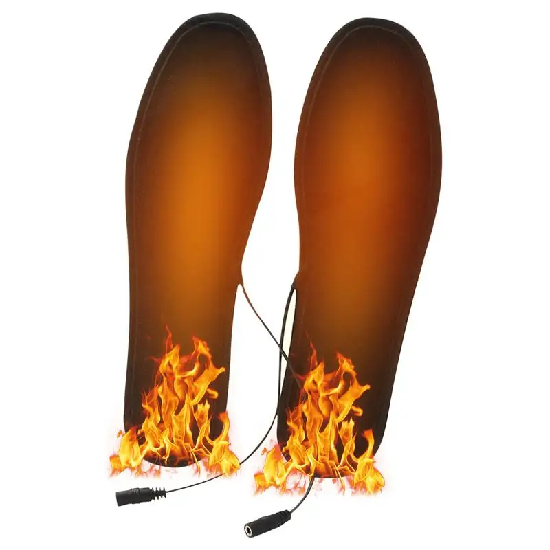 

USB Heated Insoles Cold-Proof And Warm Electrically Heating Foot Warmer Rechargeable Heating Cuttable And Washable Unisex Insole
