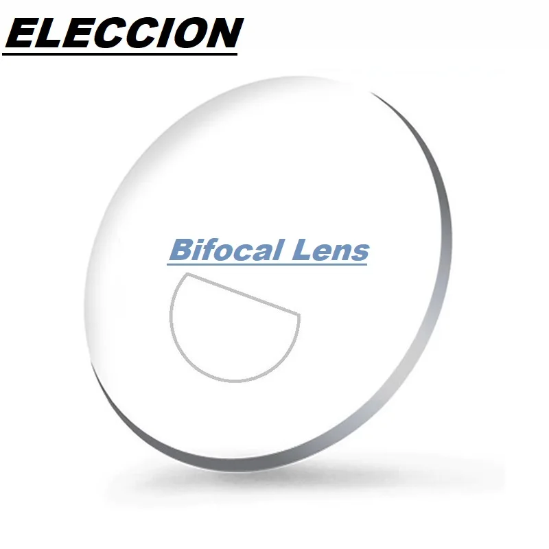 

1.56 Refractive Index Flat Top Spectacle Prescription Bifocal Lenses to see Far and Near Distance and Near Vision Lens
