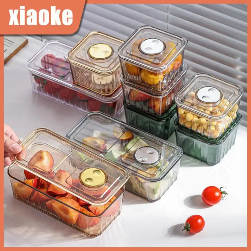 

High Temperature Resistance Fresh-keeping Box Safe And Non-toxic Moisture-proof Refrigerator Storage Box Durable Convenient