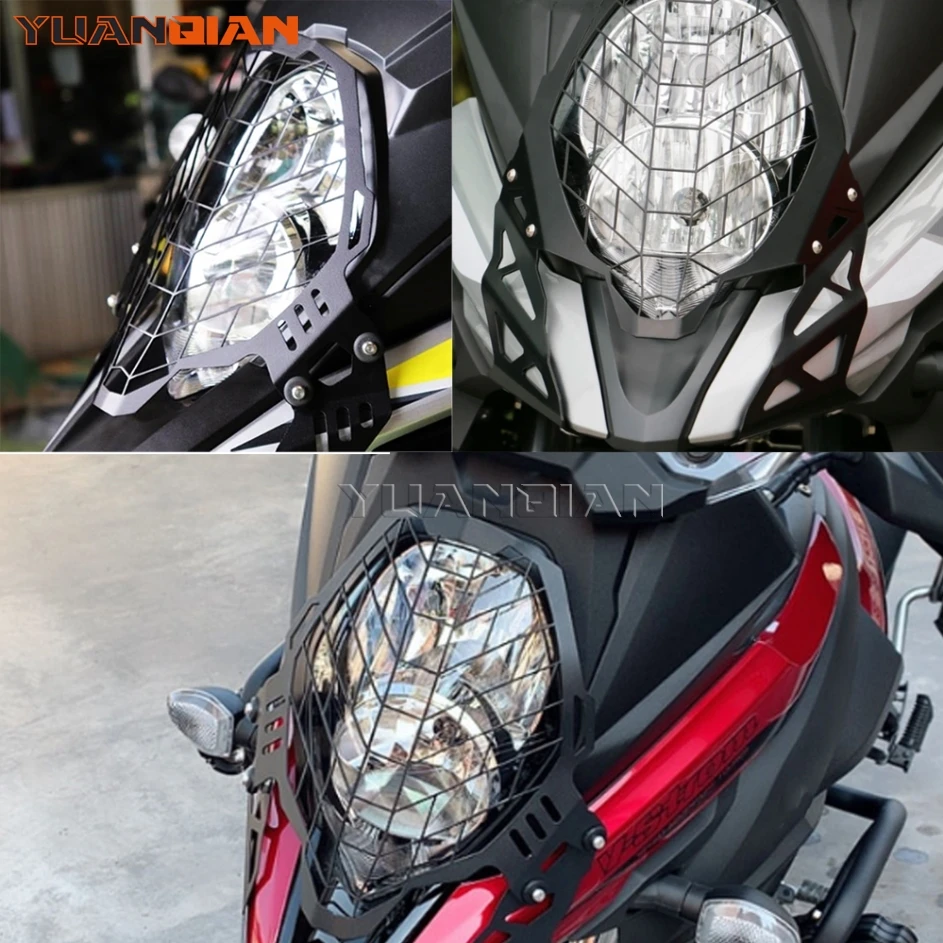Для SUZUKI V-STORM 650 DL650 Vstrom 2017 2018 2019 2020 2021 Защитная решетка для фар мотоцикла