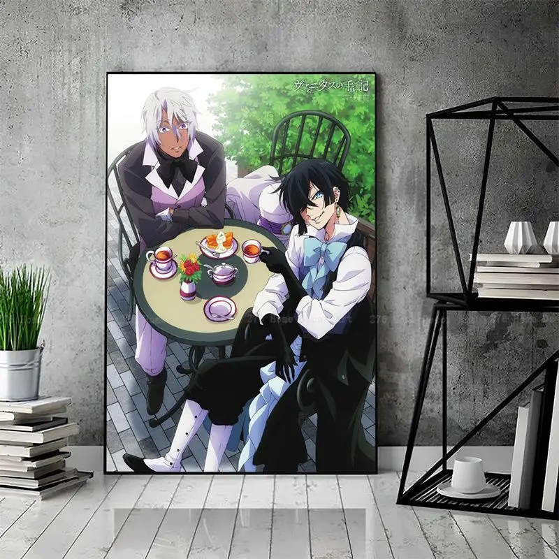 Anime The Case Study Of  Vanitas Part Nostalgia Posters Sticky Fancy Wall Sticker For Living Room Bar Decoration Room Decor images - 6