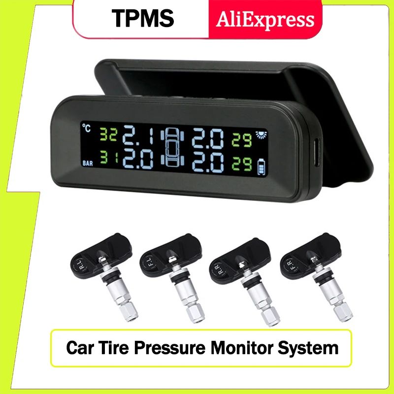 

Система контроля давления в шинах TPMS, автоматическое управление яркостью, крепление к стеклу, беспроводная система контроля давления в шин...