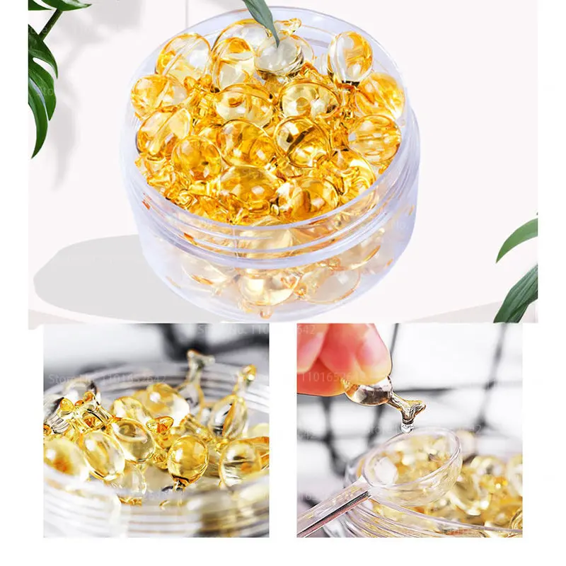 

60Pcs/Bottle Hyaluronic Acid Extract Capsules Essence Anti-wrinkle Whitening Cream Face Serum Freckle Capsule Skin Care