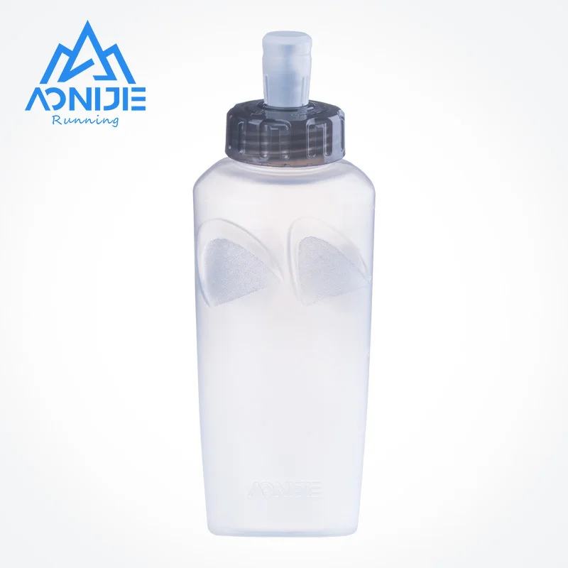 

AONIJIE Grind Arenaceous Wate Bottle Bevel Spout Sport Kettle Squeeze 450ML Drinking Water High Temperature Resistant bottle
