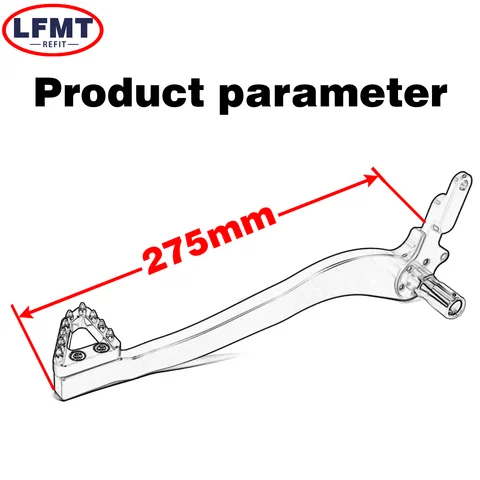 Алюминиевый задний тормозной педаль CNC для мотоцикла Honda CRF150F, CRF230F, CRF, 150F, 230F, 150F/230F, 2003-2020, эндуро, кроссовый питбайк