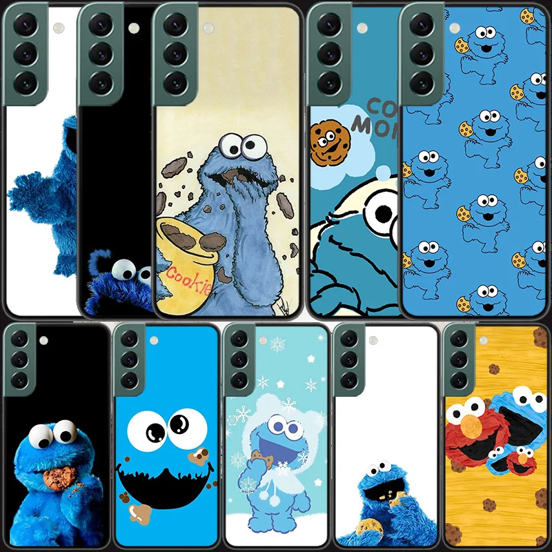 

Cookie Monster Phone For Samsung Galaxy Note 20 Ultra 10 Lite 9 8 M11 M12 M21 M30S M31S M32 M51 M52 Case J8 J6 J4 Plus M60S M80S